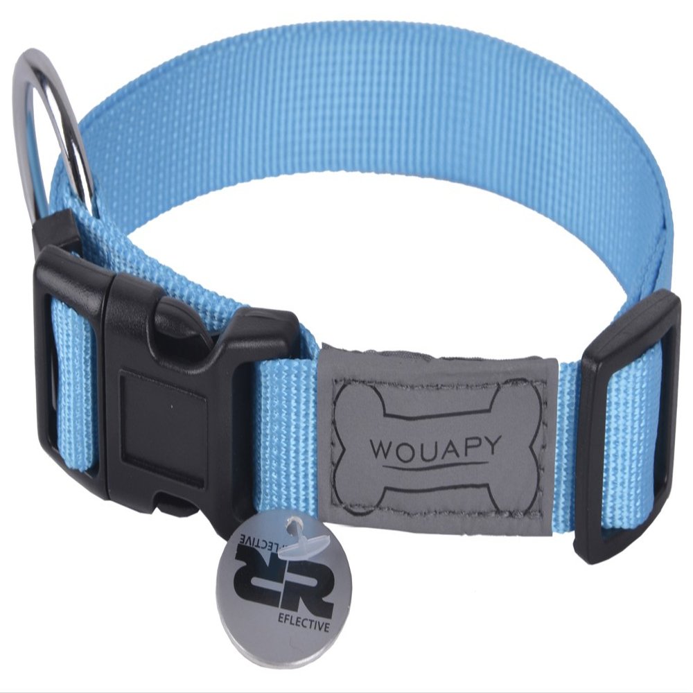 Wouapy Basic Line Collar Blue 25MM/44-65CM