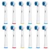 12 Replacement Brush Heads for Braun Oral-B, Compatible with Vitality and Professional Care, White view 1