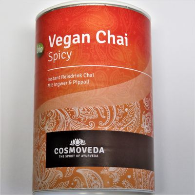 180 g Cosmoveda Vegan Chai Spicy Organic – Rice Drink Chai