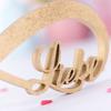 Kleinlaut Wooden Decoration – Infinity Love – Pastel Brown view 3