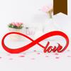 Kleinlaut Wooden Decoration – Infinity Love – Choose a Color – Brown view 1