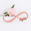 Kleinlaut Wooden Decoration – Infinity Liefde – Black view 2