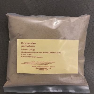 Ground Coriander 250 g, Premium Quality