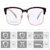 MEDOLONG Retro Blue Light Blocking Reading Glasses RG18 view 3