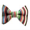Ditsy Pet Joseph Striped Dickie Bow, Small view 1