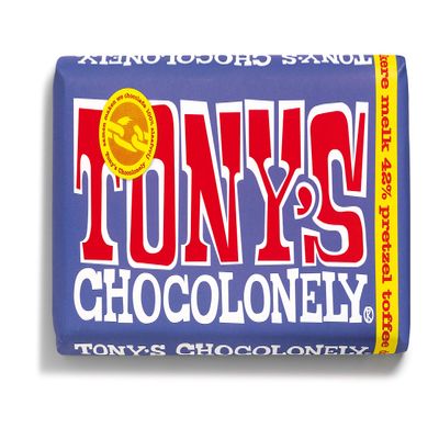 Tony's Chocolonely Dark Milk Chocolate Pretzel Toffee 180 g