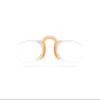 Nooz Rimless Reading Glasses for Women & Men, Ultra-Light 6 g, Presbyopia Glasses with Keychain Case, Orange, +2.5 view 2