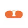 Nooz Rimless Reading Glasses for Women & Men, Ultra-Light 6 g, Presbyopia Glasses with Keychain Case, Orange, +2.5 view 3