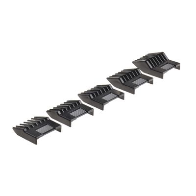 Efalock Efa XG-30/TR-300 Comb Set, 5 Pieces, Black
