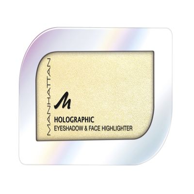 Manhattan Holographic Ombre Eyeshadow, Shade 004 Gilded Moon, Gold Holographic-Effect Eyeshadow, 1 Count (1 x 4 g)