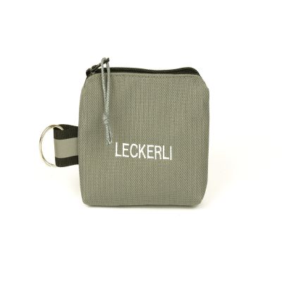 ANDREAS WIPPER Treat Pouch Keychain, Grey Edition, Personalized Name Available