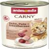 animonda Carny Cat Wet Food Chicken + Turkey + Duck Hearts (6 x 400g) view 1