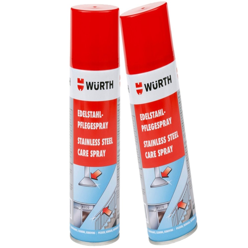 Würth Stainless Steel Care Spray, 2 x 400 ml