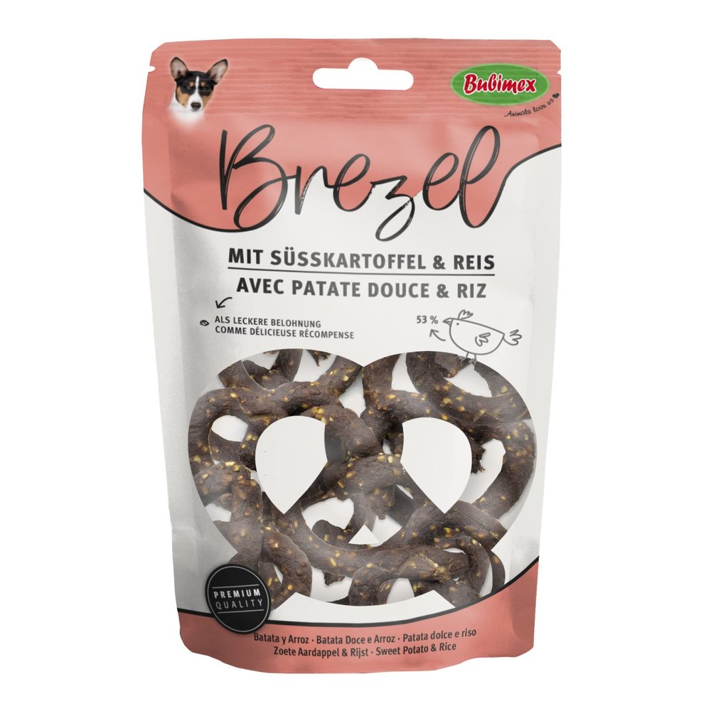Bubimex Pretzel Treats for Dogs, 5 Pieces