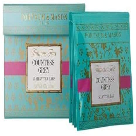 FORTNUM & MASON Countess Grey, 15 Silk Tea Bags