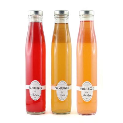 WANDLBECK 3-Piece Summer Freshness Syrup Set (Rhubarb, Quince, Pear-Hops)
