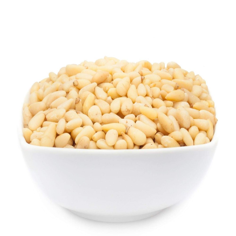 1 x 3 kg Pine Nuts, Grade A, Natural, 100% Pure, Nutty and Aromatic, Sugar-Free, Salt-Free, Vegetarian, Vegan, Gluten-Free, Lactose-Free, Premium Quality
