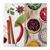 Sovie HOME Spicy Linclass Airlaid Napkins, 40 x 40 cm, 12 Count, 1/4 Fold, Paprika, Chili & Pepper view 1