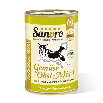 Sanoro Vegetable/Fruit Mix 1 - Premium Organic Dog Food