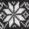 Lipodo Snowflake Knit Gloves with Thinsulate, Unisex, Black, Size L view 4