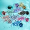 Moon Glitter Holographic Glitter Shapes, Silver, 3 g view 4