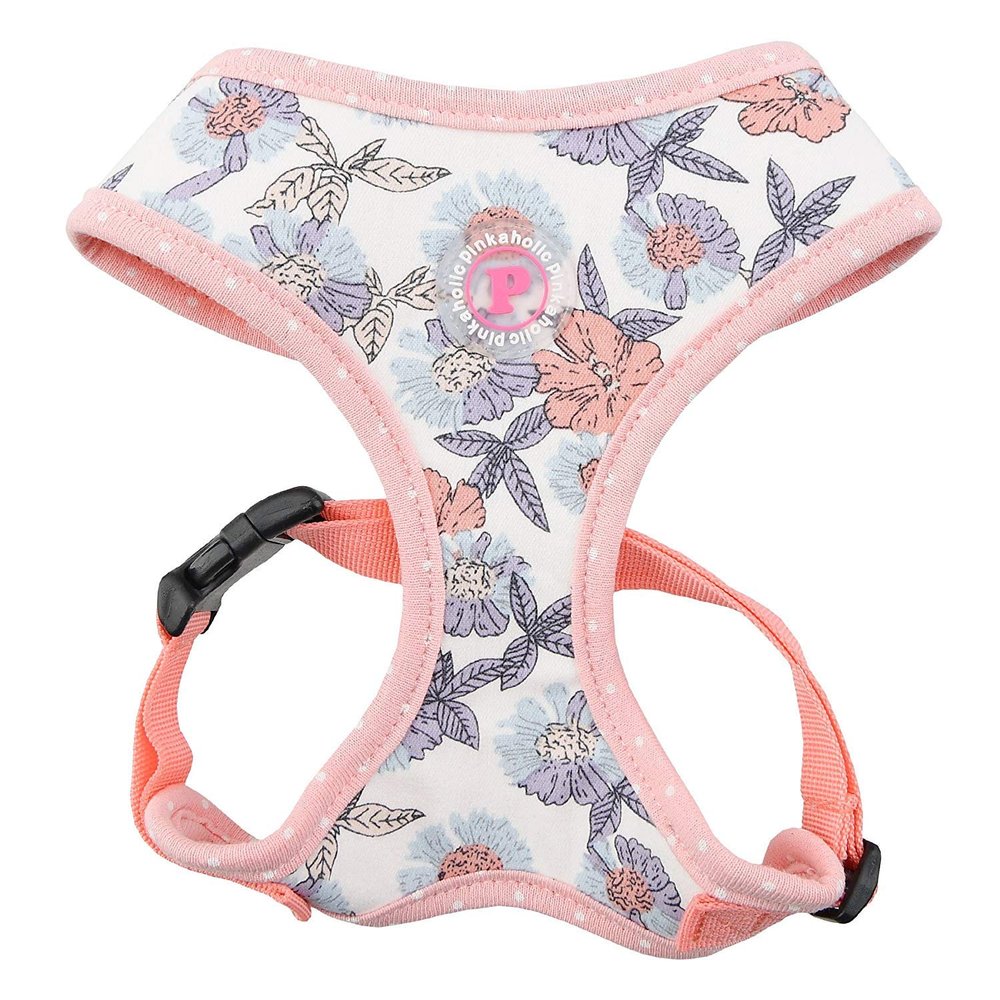 Pinkaholic New York Zinnia Dog Harness, Size L, Ivory
