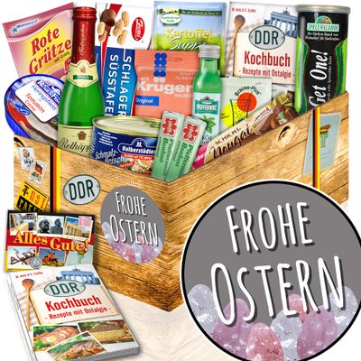 Happy Easter – East German Gift Box with Regional Products & Cookbook – 14-Piece