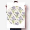 DIYthinker Lavender Flower Plant Painting Vinyl Wall Sticker, 80 x 55 cm, Multicolor view 1