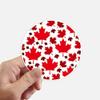 DIYthinker Canada Flavor Maple Leaf Canadian Flag Stickers, 10 cm, 8 Pieces view 1