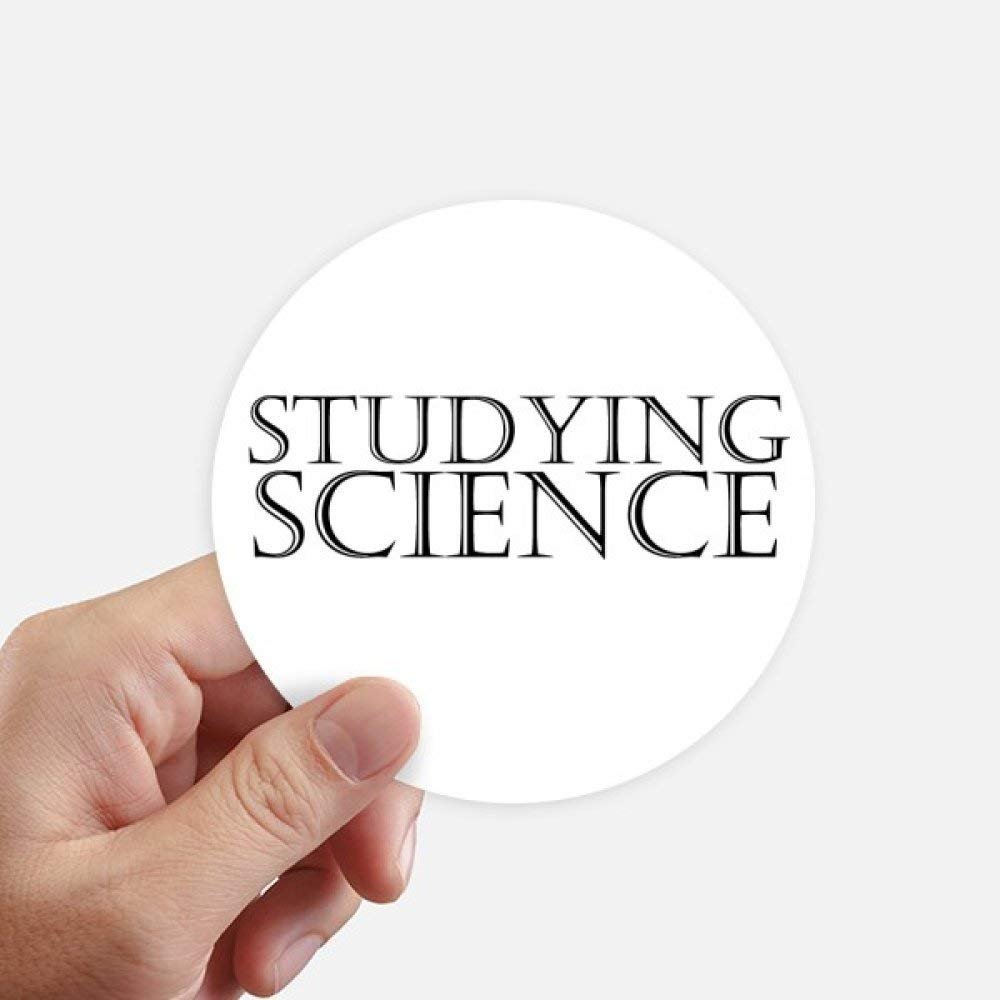 DIYthinker Study & Science Phrase Stickers, 10 cm, 8-Piece Set