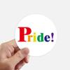 DIYthinker LGBT Rainbow Pride Stickers, 10 cm, 8-Pack, Multicolor view 1