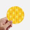 DIYthinker Sun Sunshine Hand-Painted River Round Stickers, 10 cm, 8 Pieces, Multicolor view 1