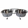 ICA CAD2140 Double Stainless Steel Feeder Standard, Gray view 1