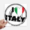 DIYthinker I Love Italy Heart Flag Stickers, 4-Pack, 20 x 20 cm view 1