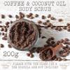 Homemade Organic Coffee, Sugar, Coconut Oil, Cinnamon & Vitamin E Face and Body Scrub view 2