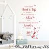 Baby Room Wall Decal Quote & Butterflies with Name & Date M2339 – White, L: 65" H x 100" W view 2