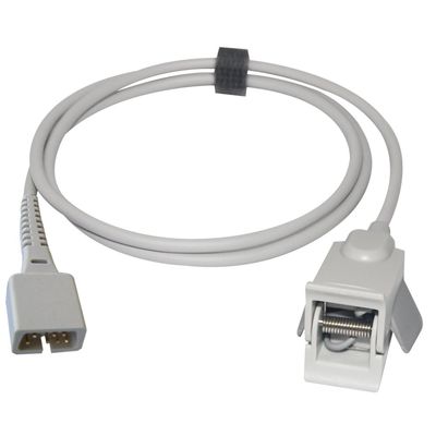 Sino-k Compatible Nellcor Pediatric Clip SpO2 Sensor, Non-OxiMax, 3.2 ft, 7-Pin Connector, FDA/CE Approved