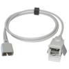 Sino-k Compatible Nellcor Pediatric Clip SpO2 Sensor, Non-OxiMax, 3.2 ft, 7-Pin Connector, FDA/CE Approved view 1