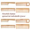 Btic Wooden Hair and Pocket Comb, Optional Custom Engraving, 15.5 cm view 2