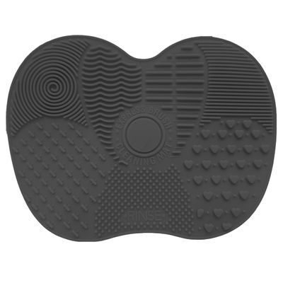 Onlineforu Silicone Makeup Brush Cleaning Mat, Black