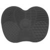 Onlineforu Silicone Makeup Brush Cleaning Mat, Black view 1