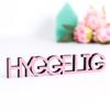 KLEINLAUT 3D “Hyggelig” Lettering, 10 x 1.8 cm, Purple view 2