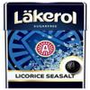 Läkerol Licorice Seasalt – Original Swedish Licorice Root Sugar-Free Stevia Pastilles, 25 g Box view 1