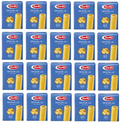 20 x Barilla Tortiglioni No. 83 Italian Pasta, 500 g Packs