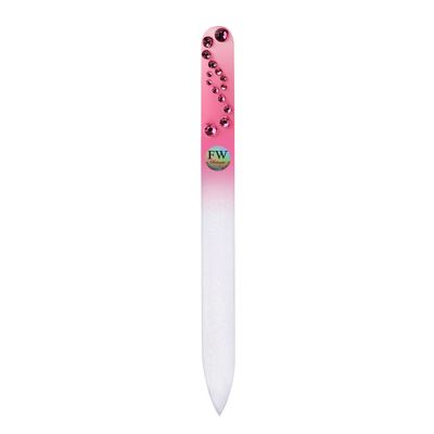 FulgentWorld Glass Nail Files, Crystal Collection, Made in the Czech Republic