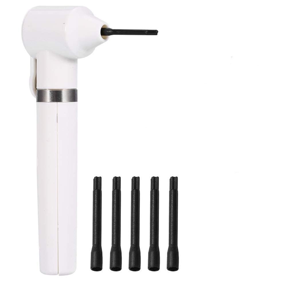 2-Color Permanent Pigment Tattoo Ink Mixer, White, with 5 Mixing Sticks