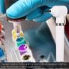 2-Color Permanent Pigment Tattoo Ink Mixer, White, with 5 Mixing Sticks view 2