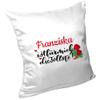Eurofoto Pillow with “Franziska Is the Greatest” Lettering Design | Personalized Name Pillow | Cuddle Pillow | Comfort Pillow view 1