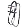 HKM 9209 Bitless Bridle Funny Horses - Toy Bridle for Wooden Horses Black/Pink, Mini Shetty view 2