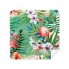 DIYthinker Tropical Plants Flamingo Glasses Cleaning Cloth, Phone Screen Cleaner, Suede Fabric, 2 Pieces view 1